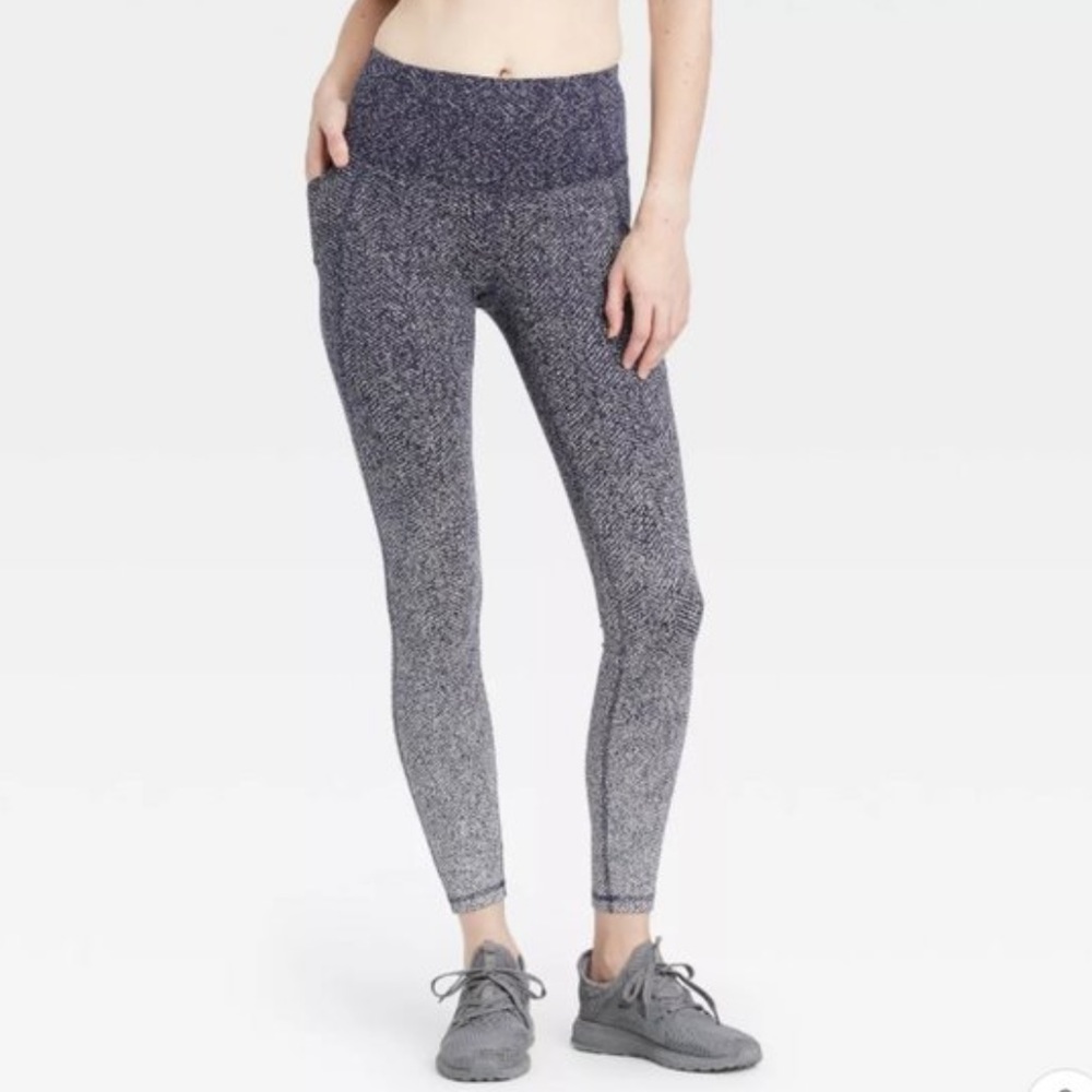 All In Motion Sport Navy Ombré High Rise Leggings